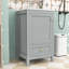 Meuble-lavabo de salle de bain avec lavabo en céramique, porte d'armoire à fermeture douce et tiroir de rangement-1544532172
