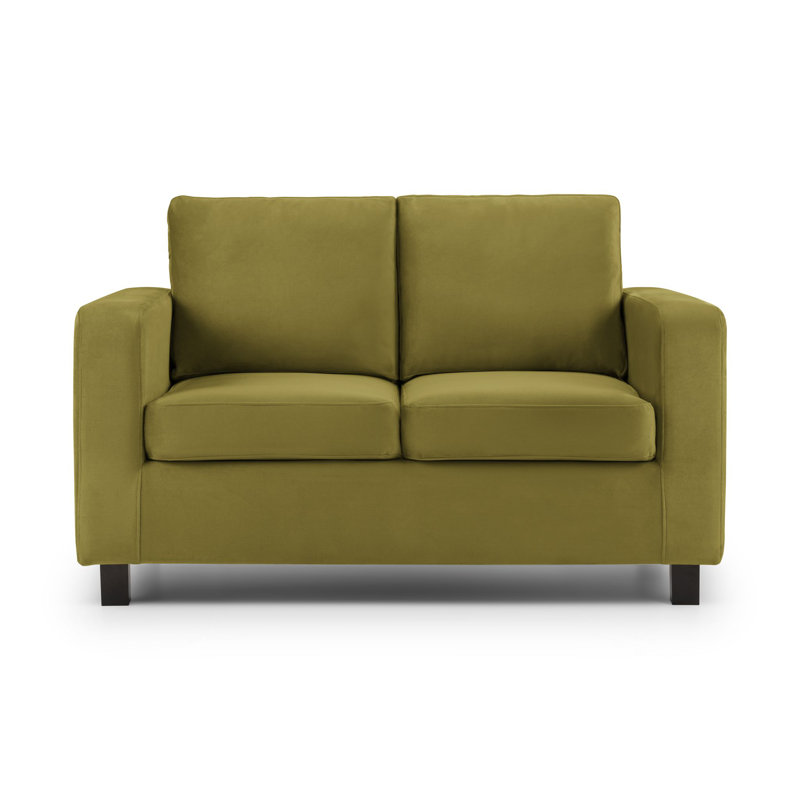 Mcclaine 2 Seater Velvet Sofa, Olive