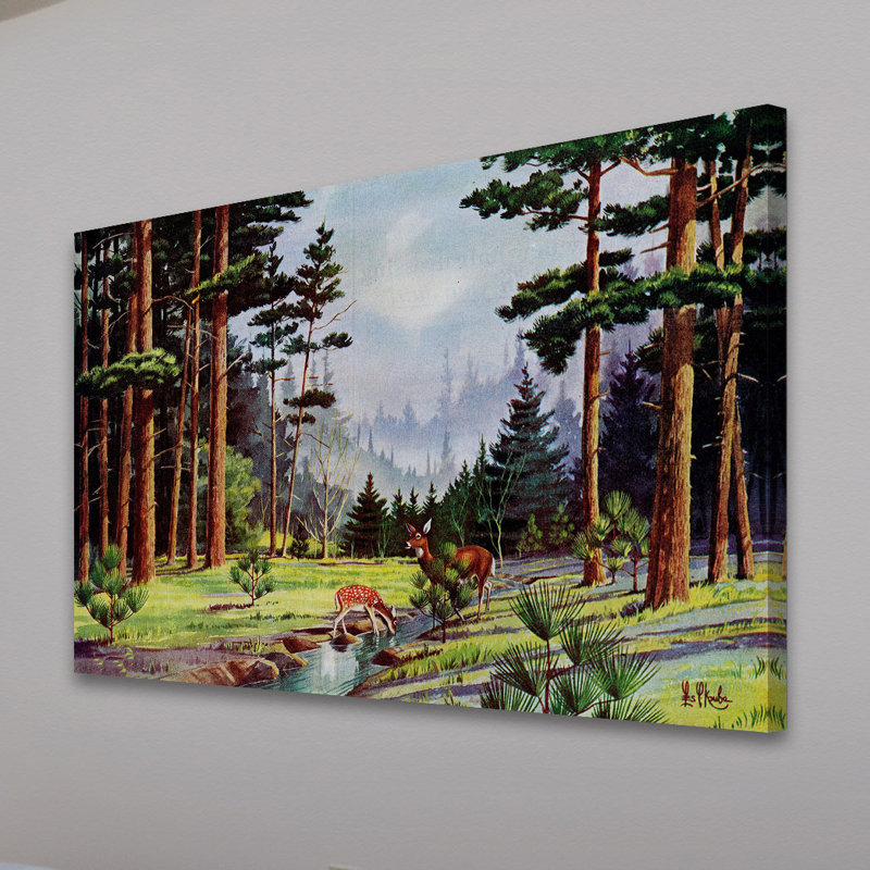 « minnesota thés », reproduction d’art sur toile tendue, H 30 po x l 45 po x P 1,5 po