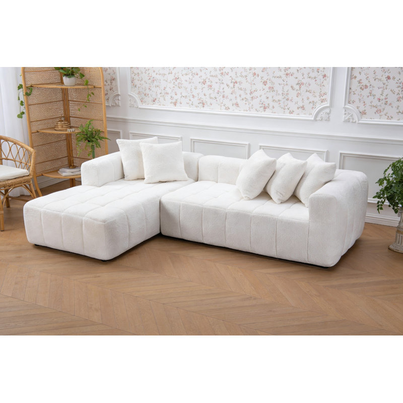 Canapés modulaires, Face à la droite, Revolution Performance Fabrics® - Blanc