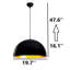 Luminaire suspendu en dôme à hauteur réglable-103533116-103533118