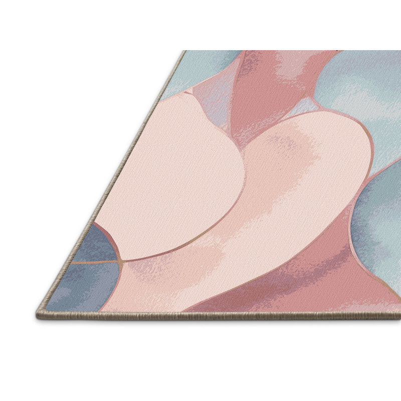 Lilac Shore Rug, Square 4'