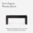 Maven Lane Zeno Organic Wooden Bench In Weathered Black Finish-97291158