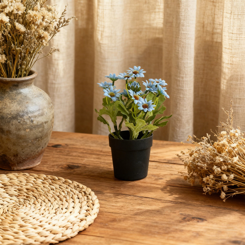 1 PCS de plantes en pot artificielles (mini-plantes artificielles artificielles) pour le salon, la salle de bain, les décorations de tablettes de cuisine, les accessoires de bureau de table basse