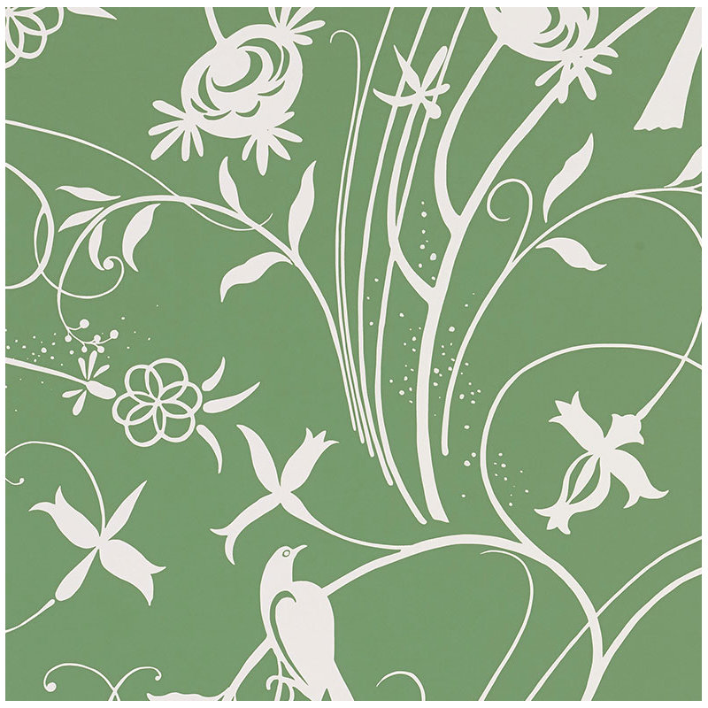 Papier peint Sky Meadow, Vert