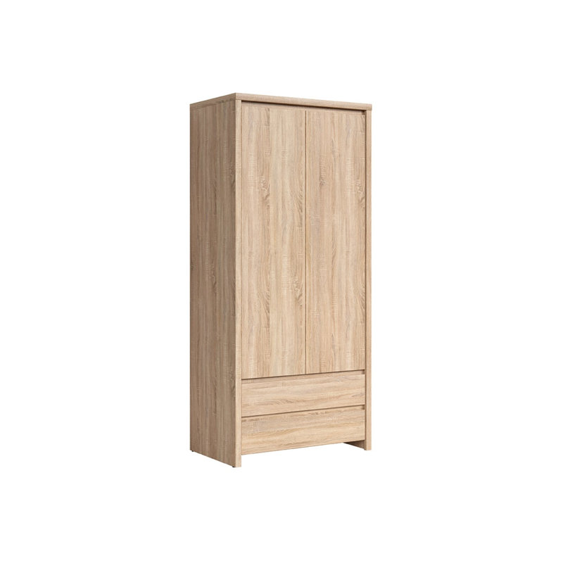 2 Door Manufactured Wood Wardrobe