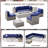 9 Pieces Sofa Sectional Seating Group with Cushions and Fire Pit Table-419026372