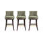 Tabouret de bar en chenille Lucia-113050972-113050973-128620583