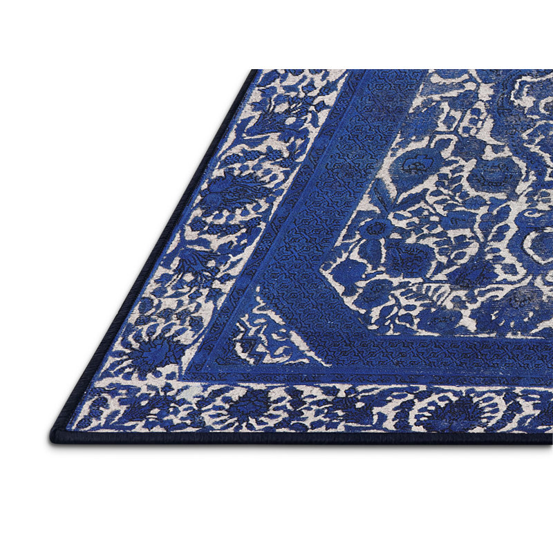 Tapis marocain tissé à la machine, Rectangle 5 pi x 7 pi
