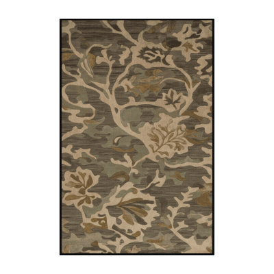 Tapis brun lavable à la machine