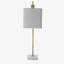 9x14.3x25.2" Metal Table Lamp