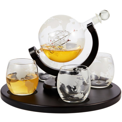 Dorcus Glass 5 - Piece Pitcher Set