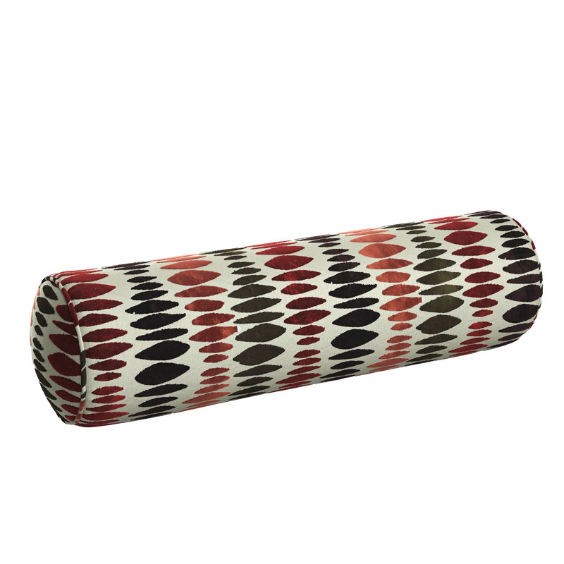 Bournville Rayon/Viscose Bolster Pillow Cover & Insert, 8"H x 24"W