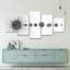 Dotwork Solar System - Ensemble de 5 toiles tendues-1617948435
