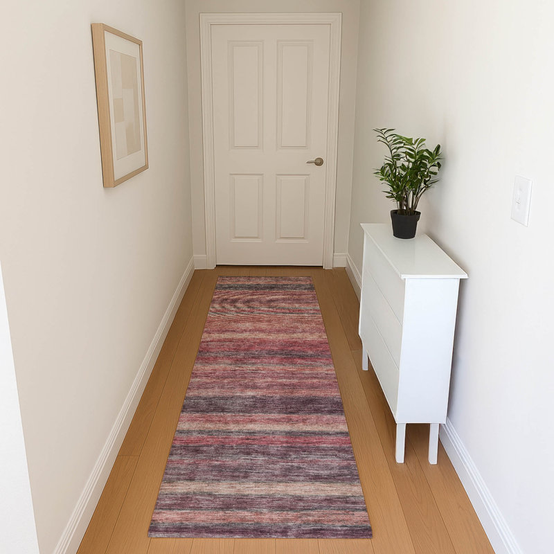 Premium Machine Washable Marasco AMF1639 Stripes Rug, Runner 2'3" x 7'6"