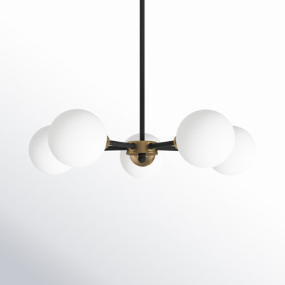 Hallas 5 - Light Dimmable Sputnik Sphere Chandelier