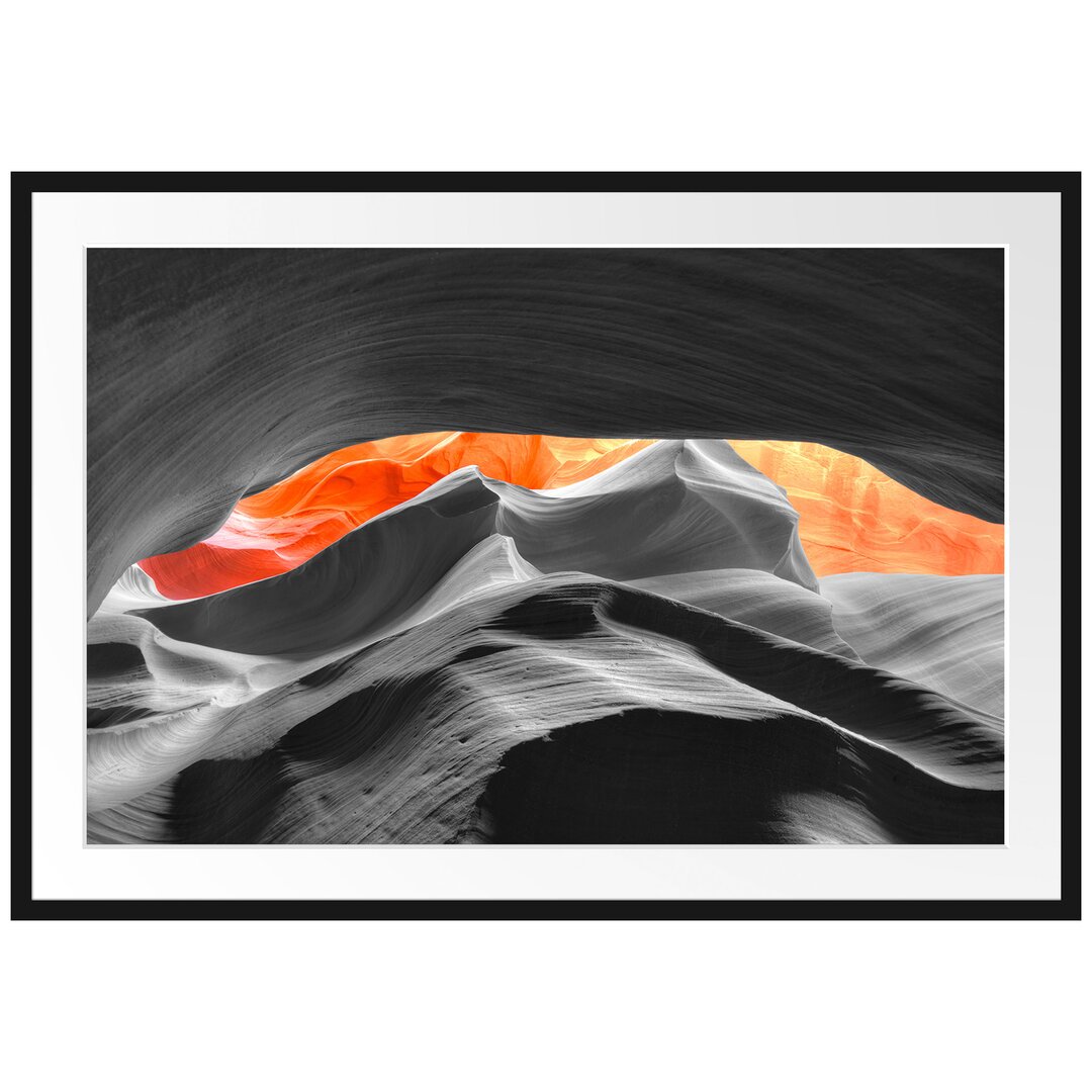 Gerahmtes Poster Beeindruckender Antelope Canyon