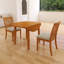Ensemble de table de salle à manger moderne 3 pièces 42,36 "avec 2 chaises rembourrées-488060943-488060929