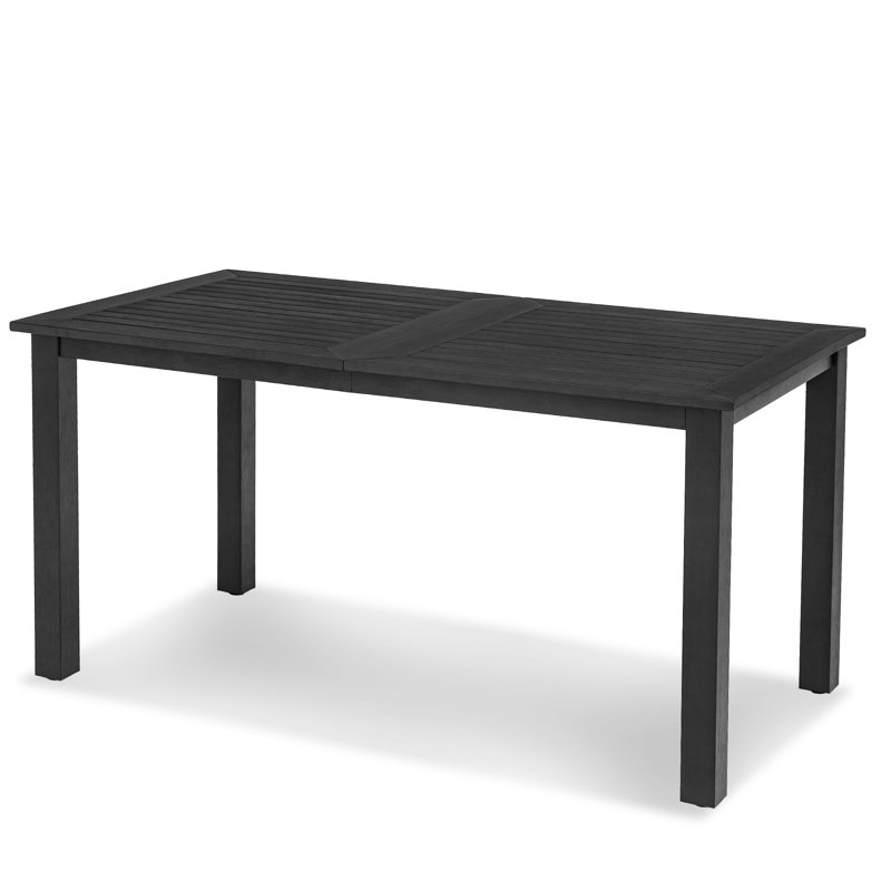 Outdoor Dining Table, Black