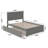 Abbie Solid Wood Platform Bed with Trundle by Harriet Bee-1960140725-1960133621