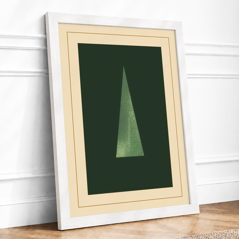 Solitary Peak Minimalist - Print, A1 - 84.1 x 59.4 cm, White