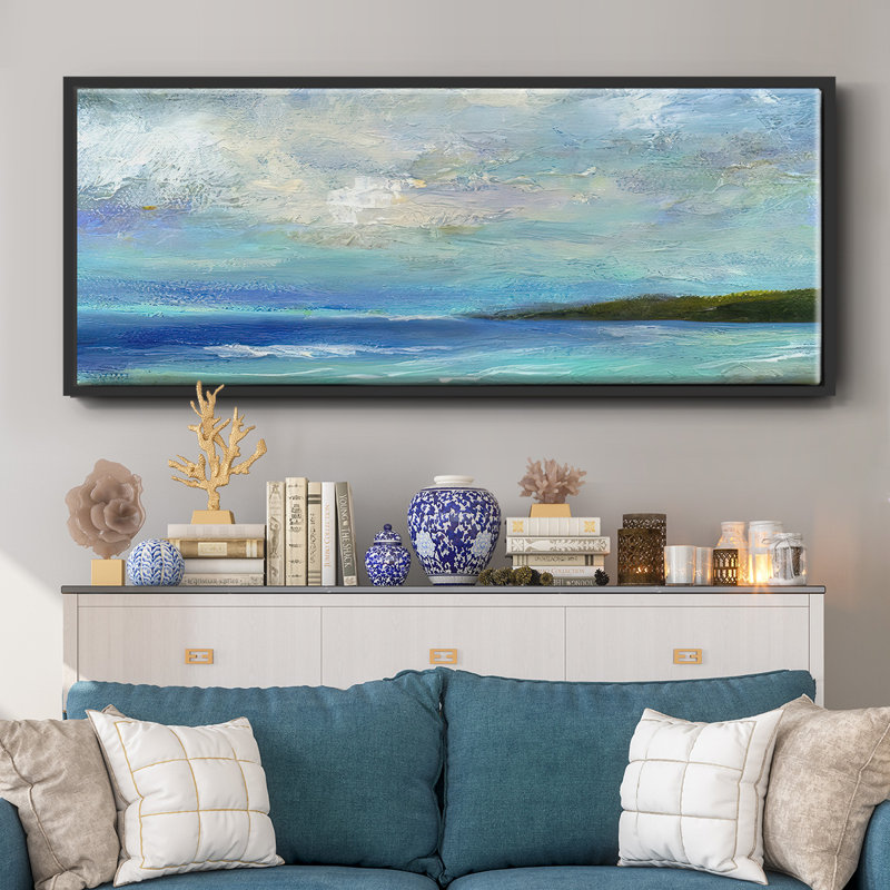 Island Inlet- Framed Canvas