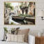 Canal Quiet Passage Charcoal II - reproduction sur toile-710455218-710455221