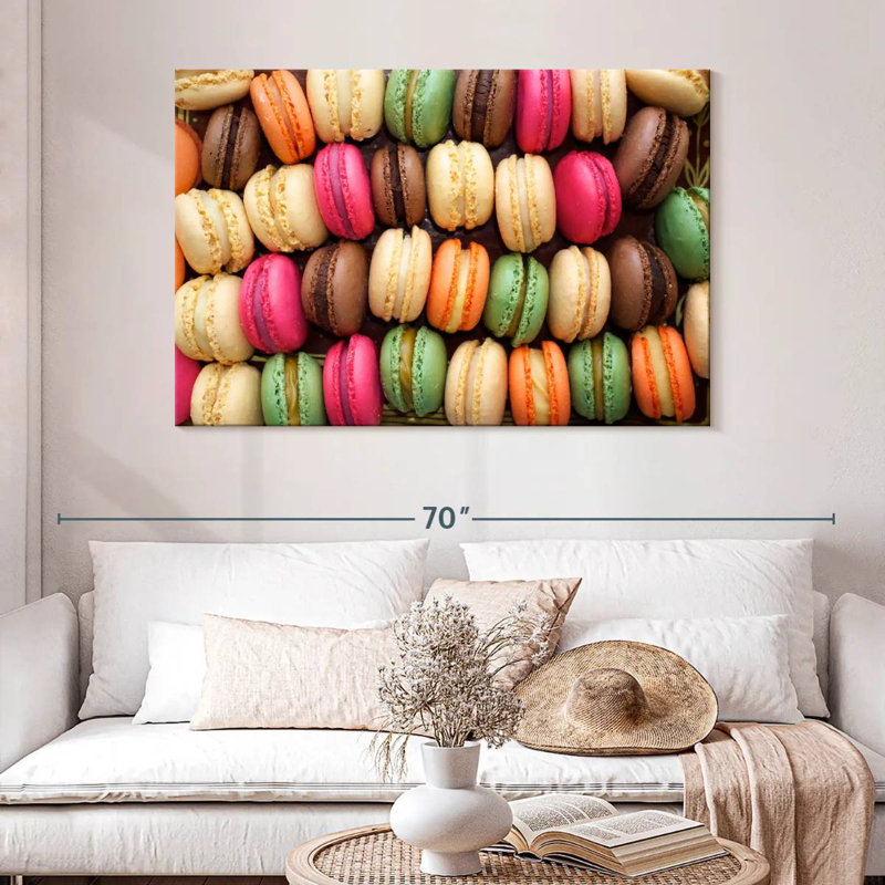Yarlin Macarons, 32" H x 48" W
