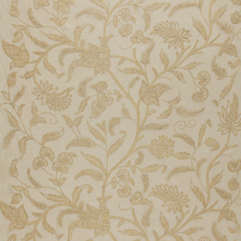 Amagansett Linen Crewel Fabric