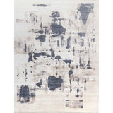 Area Rug in Beige/Gray/Ivory