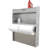 Aluminum Work Station Storage Cabinet With Flip-Out Work Tray And Paper Towel Rack Organizer For Garage, Shop, And Enclosed Trailers