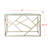 Namiko 55.10'' Glass Top Console Table-111988870