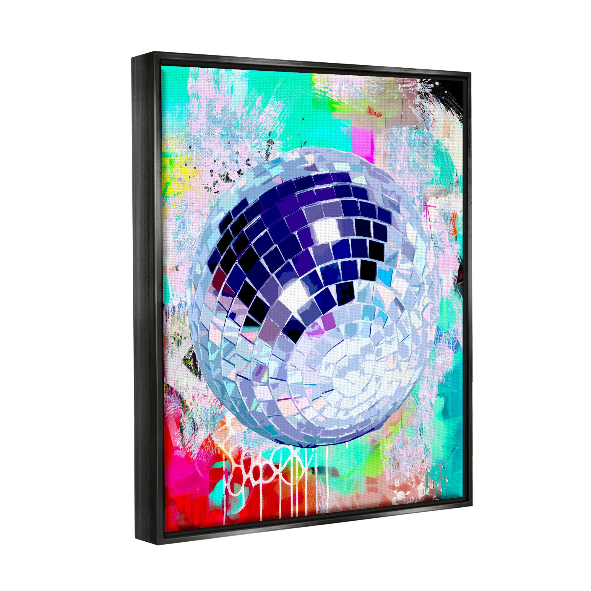 Winston Porter Matxalen Disco Ball on Graffiti by Ziwei Li - Print ...