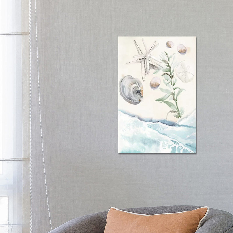 Washing Ashore II by Jennifer Paxton Parker - Wrapped Canvas Print
