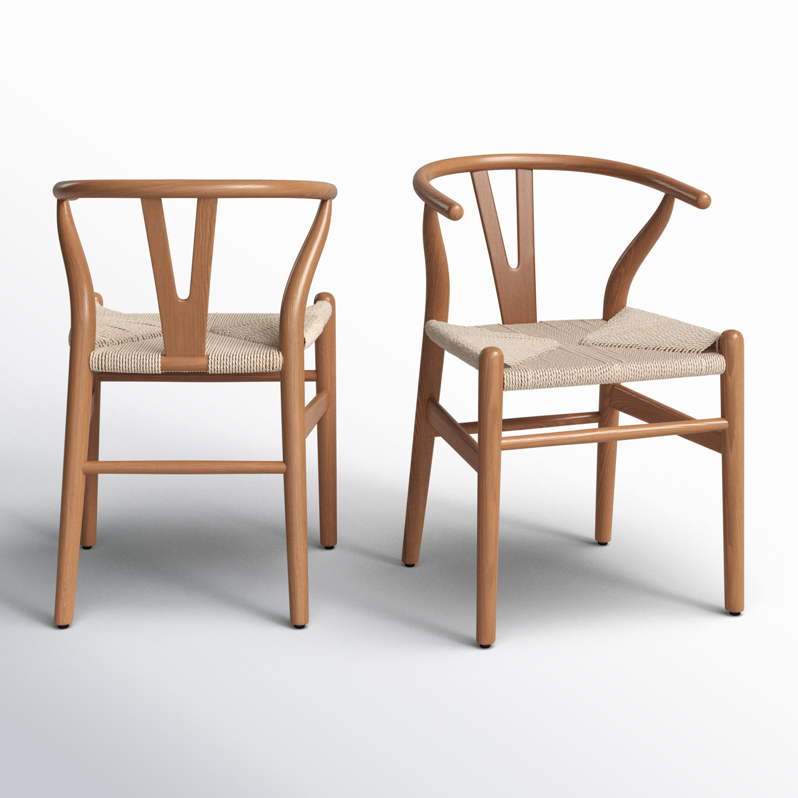 Margo Dining Armchair, Walnut/Beige