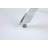 Modern Rectangular Tempered Glass Table And Silver Iron Frame