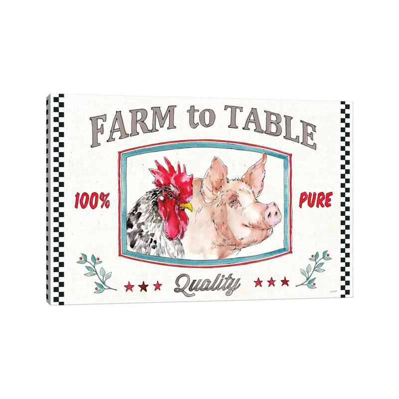 Farm Signs I by Anne Tavoletti - Wrapped Canvas Print, 101.6 cm H x 66.04 cm W