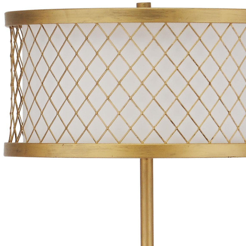 58.25'' Antique Gold Traditional Floor Lamp