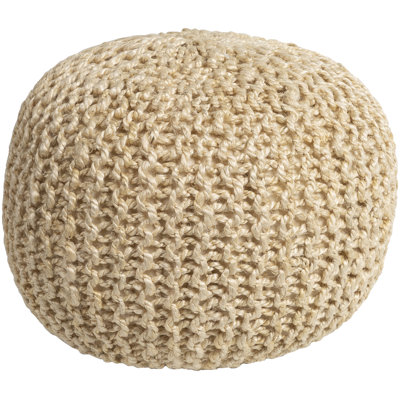 Marah 20" Wide Round Pouf Ottoman