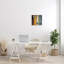 Layered Shapes Orange White Blue - impression-59974819-59974815