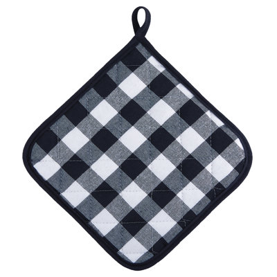 Woven Trends: accessoires de cuisine moderne Buffalo, support à casserole 8 po x 8 po, sauge