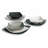Eclipse 18 Piece Ceramic Dinnerware Set - Service for 6