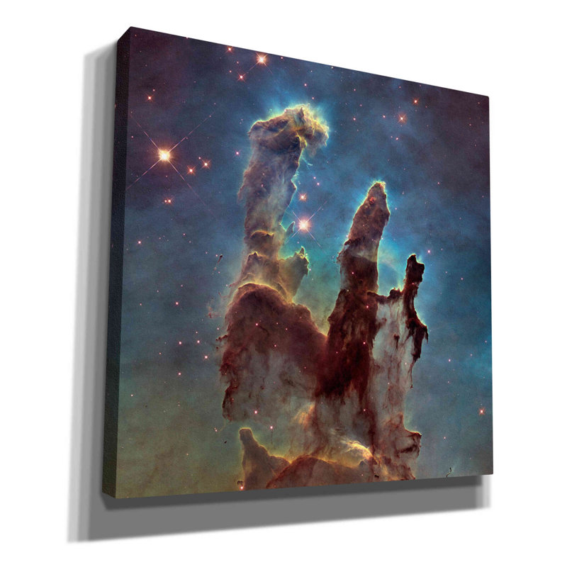 " Eagle Nebula " Painting Print, 12" H x 12" W x 0.75" D