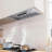 VIKIO 30" 600 CFM Convertible Insert Range Hood in Stainless Steel with Baffle Filter, Charcoal Filter and LED Lights