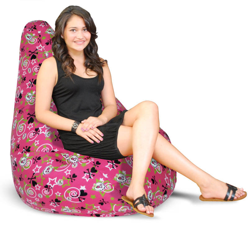 American Furniture Alliance Adult Bean Bag Chair, Pink 