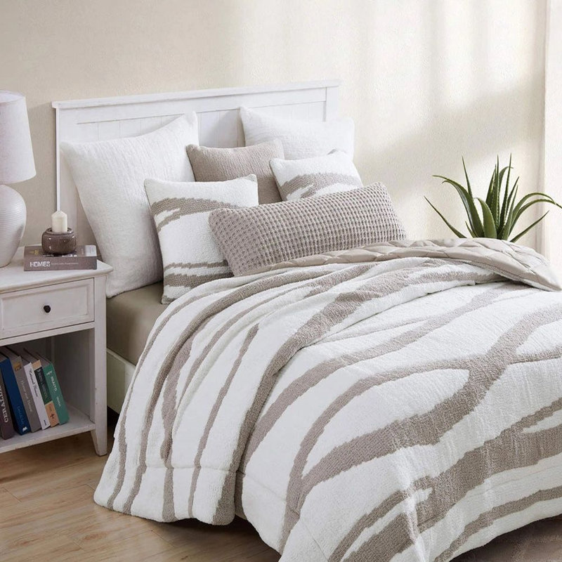 Snug Square Pillow Cover & Insert, 20" H x 20" W, Taupe