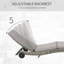 Chaise longue de piscine Outsunny-1816203653