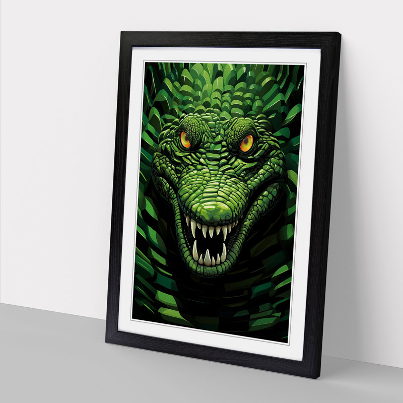 1 Piece Single Picture Frame Wall Art, 34cm H x 25cm W, Black Framed