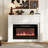 Modern 30-Inch Electric Fireplace With Remote