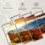 Montagne avec arbres, reproduction d'art sur toile-706972246